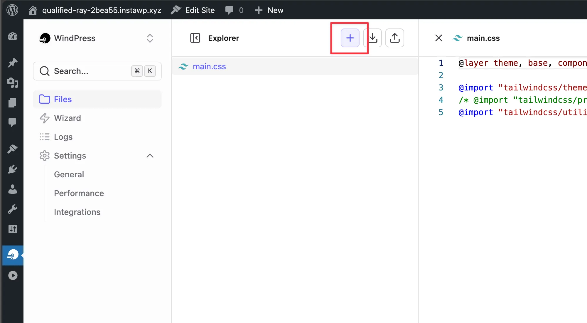Click the <span class="jooosi-doc-inline-icon" aria-hidden="true"></span> (plus) button