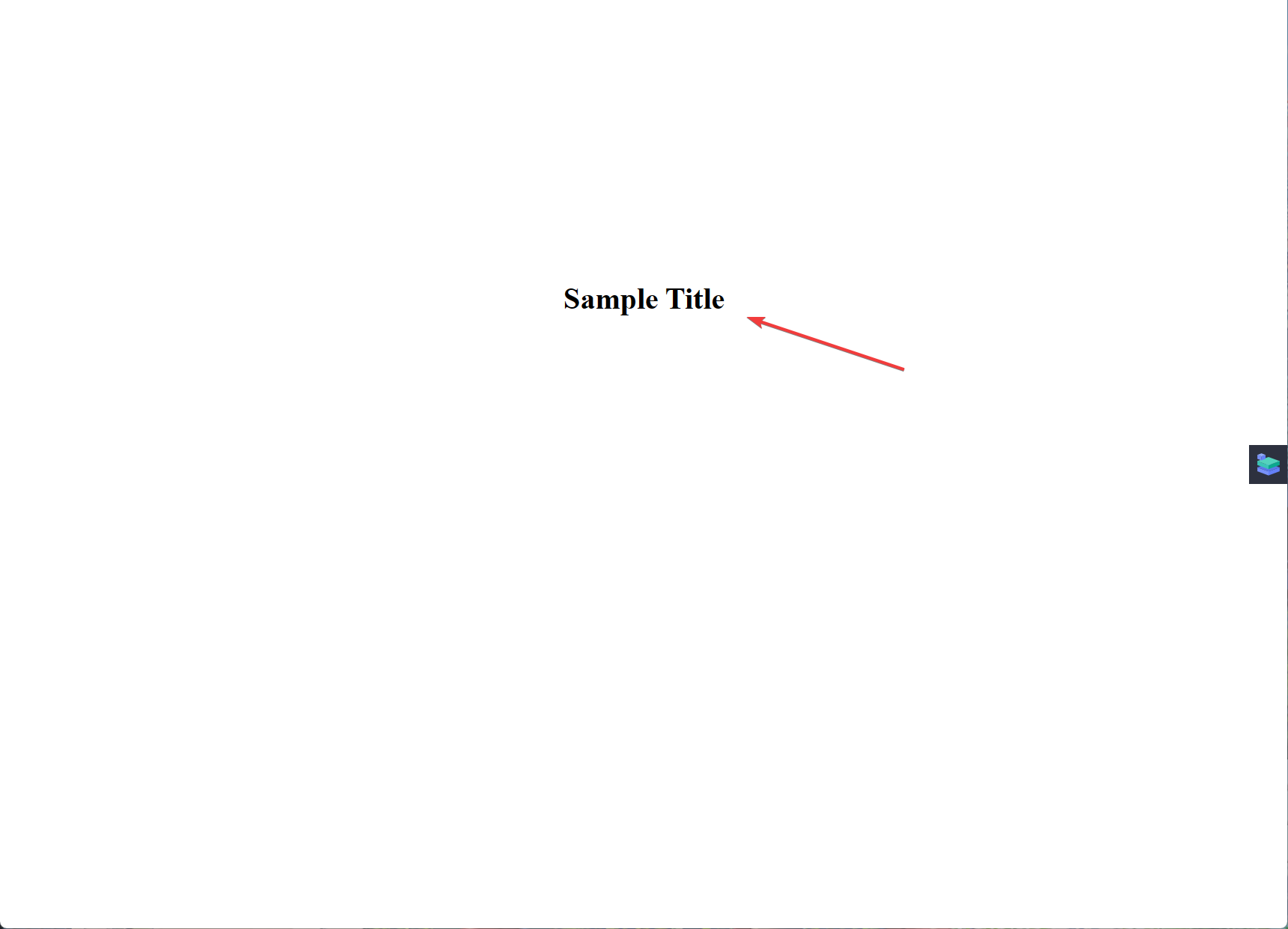 Choose the text element in Builderius