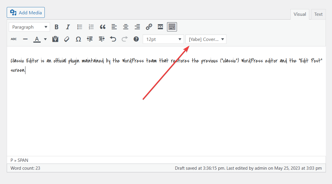 Select the font family